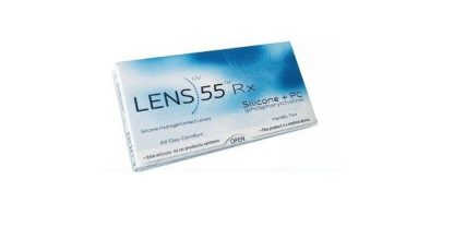 lens 55 silicone pc rx 3uds