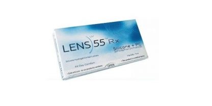 lens 55 silicone pc rx 6uds